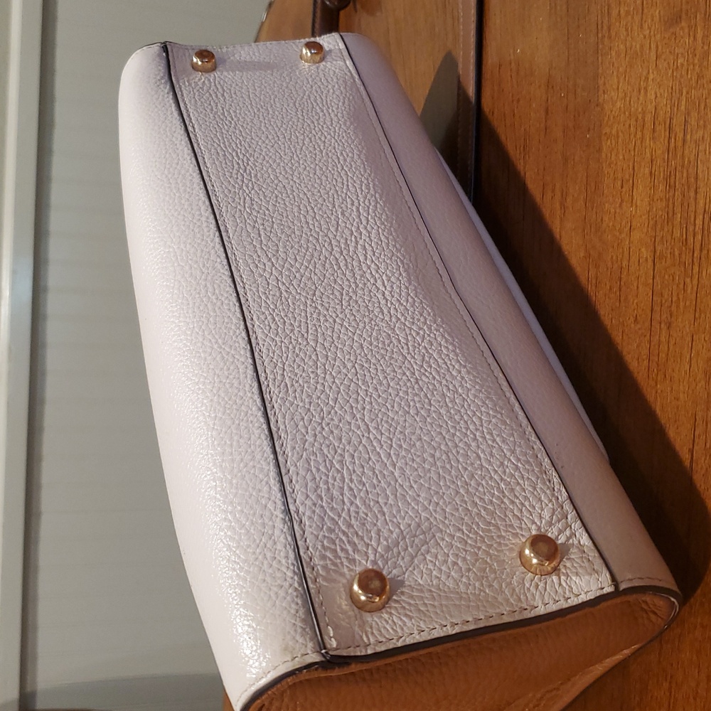 Like NEW Coach Belted Colorblock Lane Carryall Bag - Picture 5 of 13